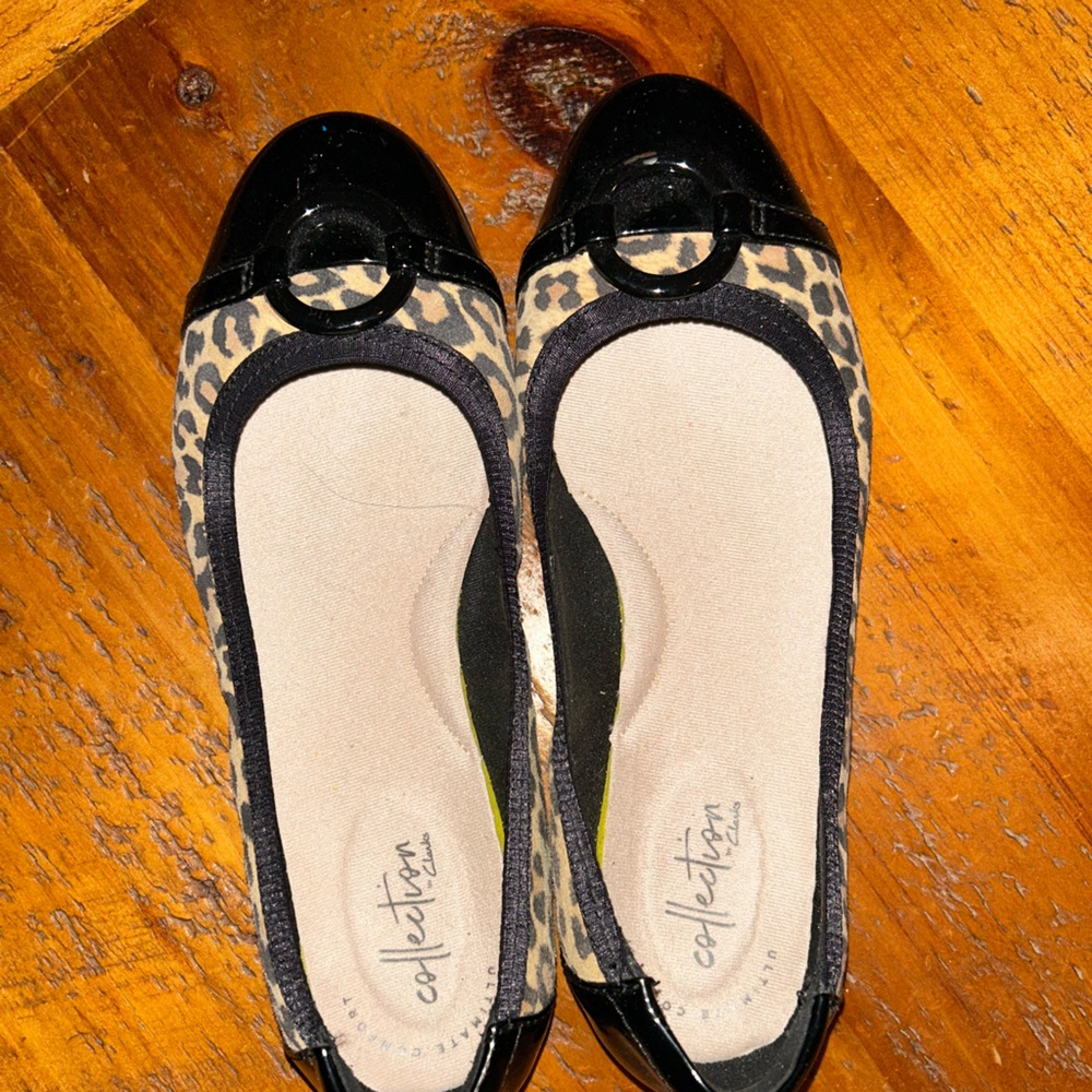 Cheetah print flats